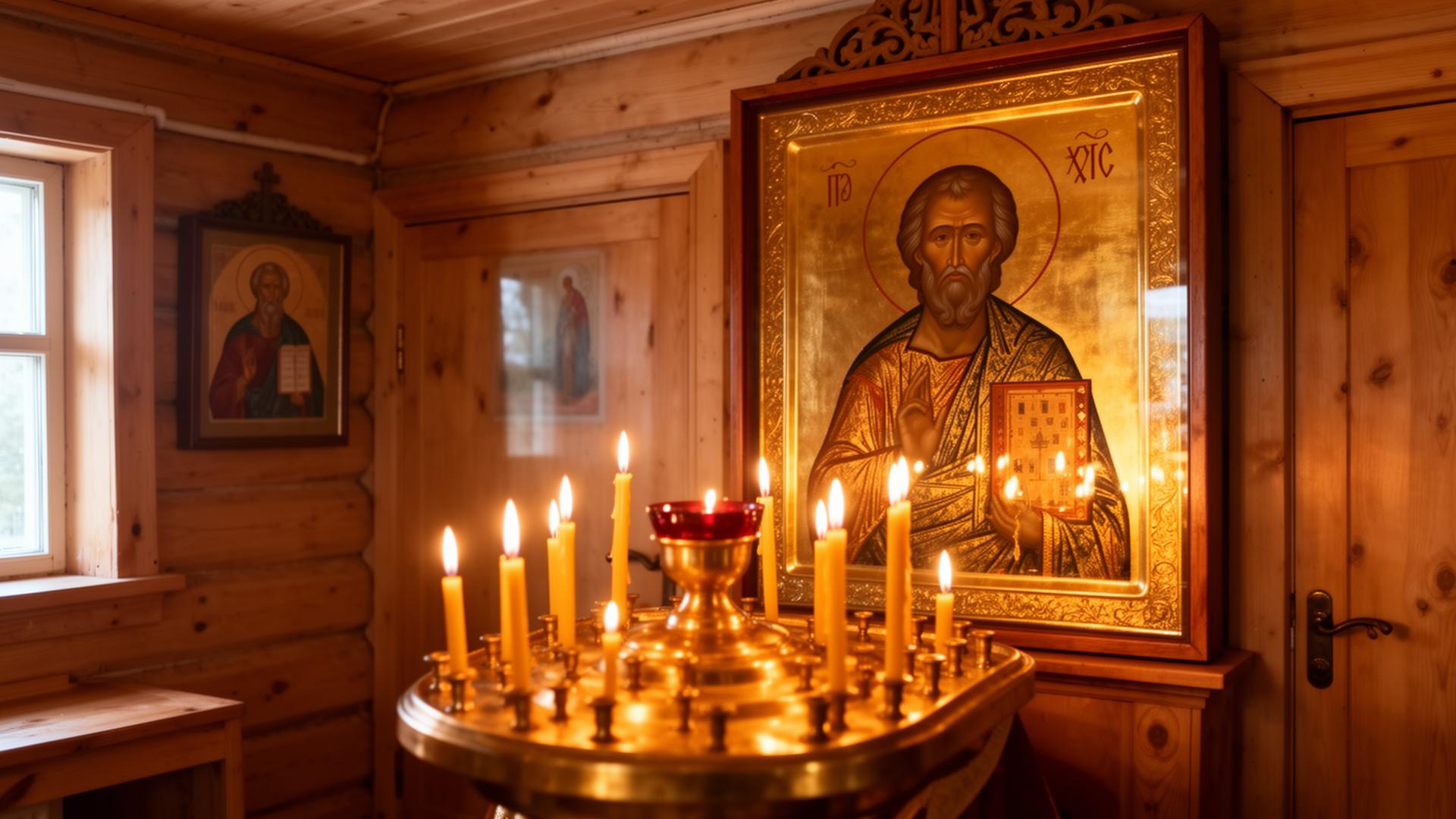 Храм и свечи